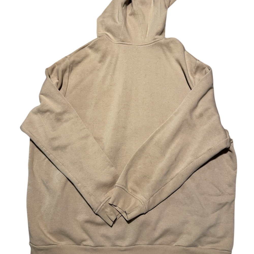 Women Oversized Adidas Tan Hoodie - Picture 2 of 4